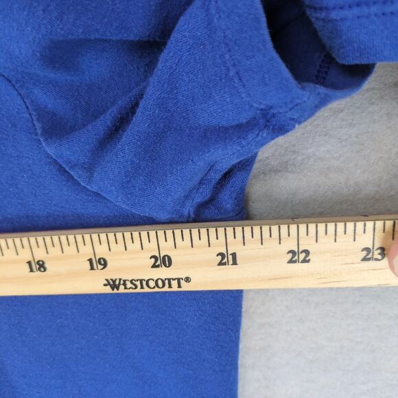 The Nike Tee Athletic Cut Chicago Cubs Baseball Men's L Graphic T-Shirt Blue MLB - Picture 5 of 10